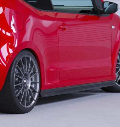 Bas de caisse (la paire) pour VW up! toutes carrosseries (depuis 2011) - Fabriqué en ABS (6 finitions au choix)