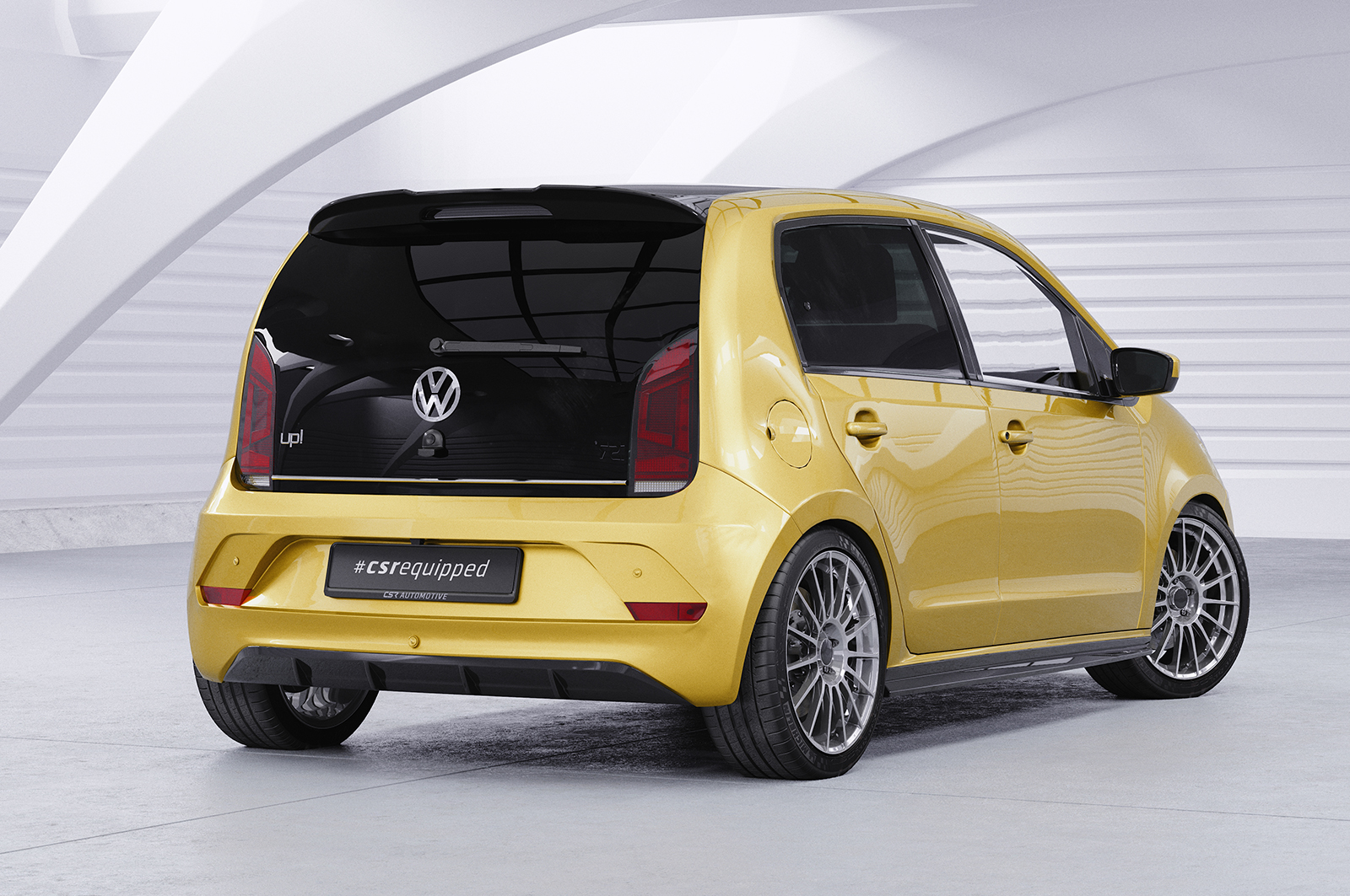 Bas de caisse (la paire) pour VW up! toutes carrosseries (depuis 2011) - Fabriqué en ABS (6 finitions au choix)