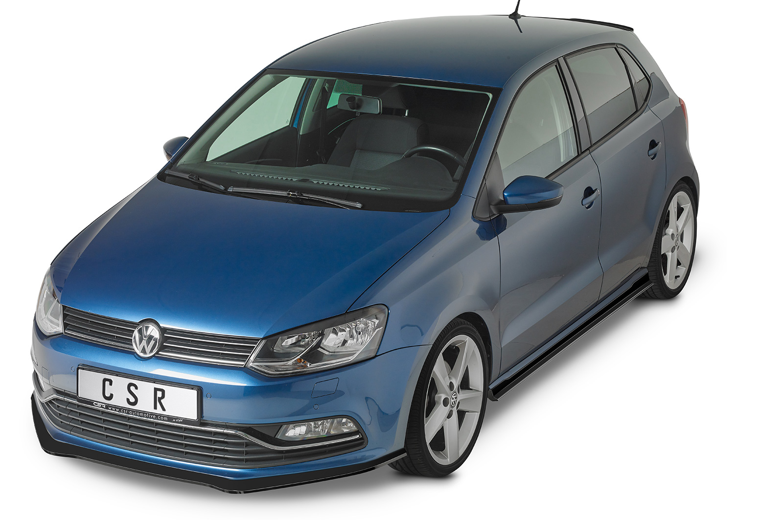 Bas de caisse (la paire) pour VW Polo 5 (Typ 6R / 6C) toutes carrosseries (2009-2017) - Fabriqué en ABS (6 finitions au choix)