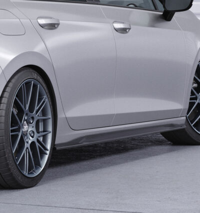 Bas de caisse (la paire) pour VW Golf 8 (Typ CD) hatchback (depuis 12/2019) - Fabriqué en ABS (6 finitions au choix)