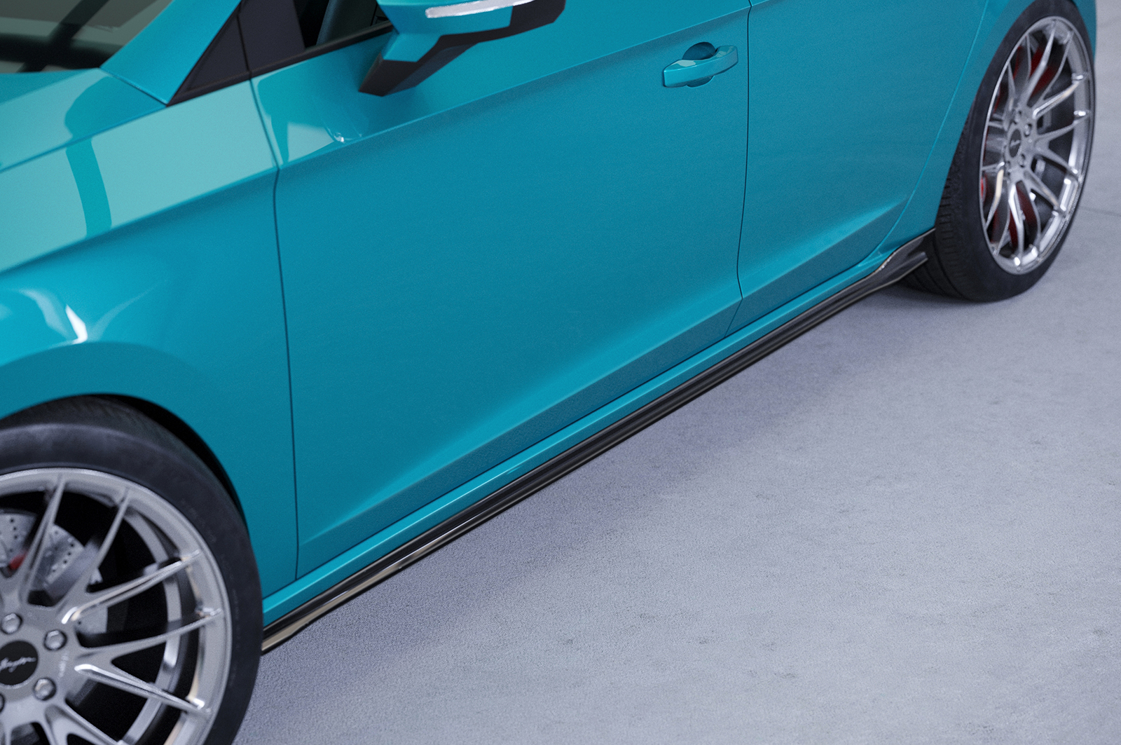 Bas de caisse (la paire) pour Seat Leon 3 (5F) ST et 5 portes (2012-2020) - Fabriqué en ABS (6 finitions au choix)