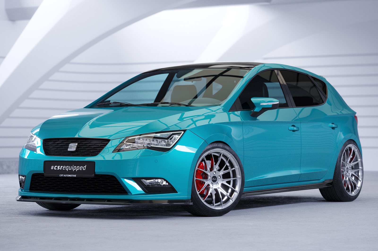 Bas de caisse (la paire) pour Seat Leon 3 (5F) ST et 5 portes (2012-2020) - Fabriqué en ABS (6 finitions au choix)