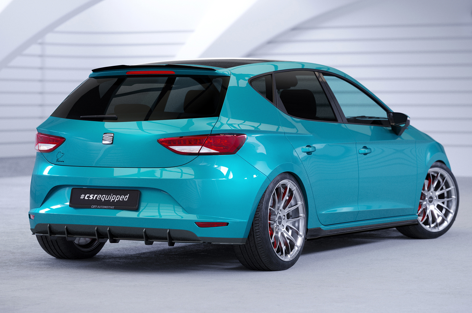 Bas de caisse (la paire) pour Seat Leon 3 (5F) ST et 5 portes (2012-2020) - Fabriqué en ABS (6 finitions au choix)