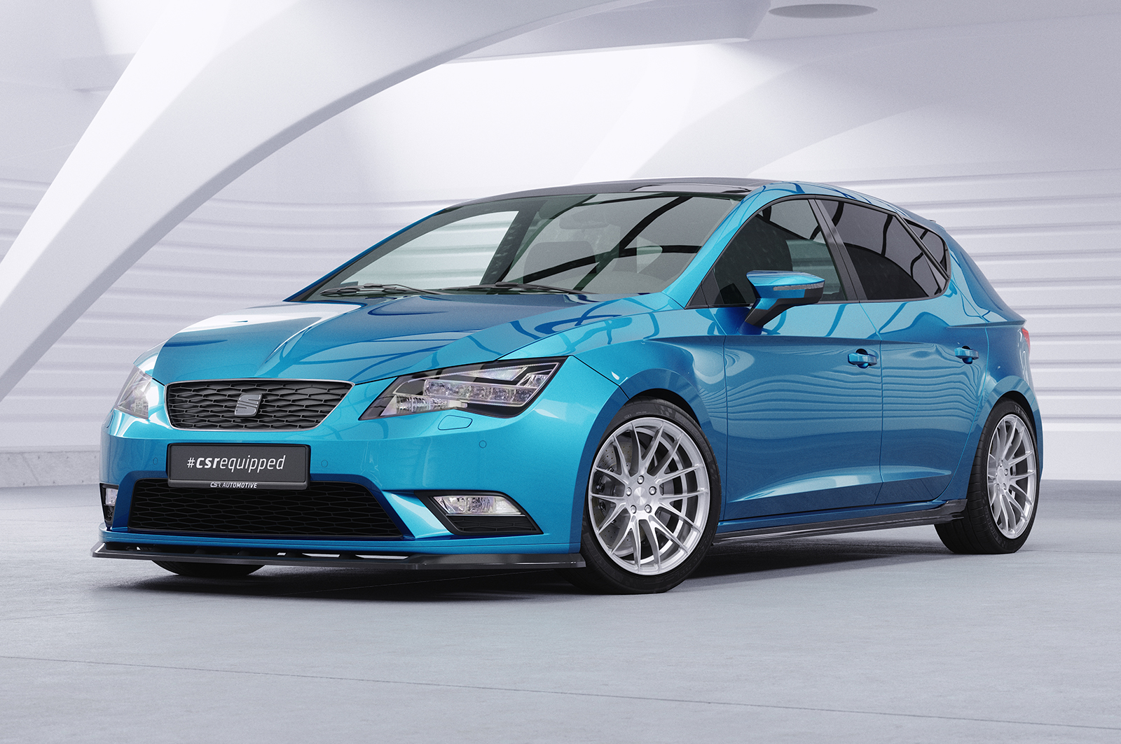 Bas de caisse (la paire) pour Seat Leon 3 (5F) ST et 5 portes (2012-2020) - Fabriqué en ABS (6 finitions au choix)