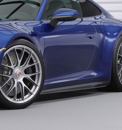 Bas de caisse (la paire) pour Porsche 911 / 992 toutes carrosseries avec bas de caisse SportDesign (depuis 2019) - Fabriqué en ABS (6 finitions au choix)