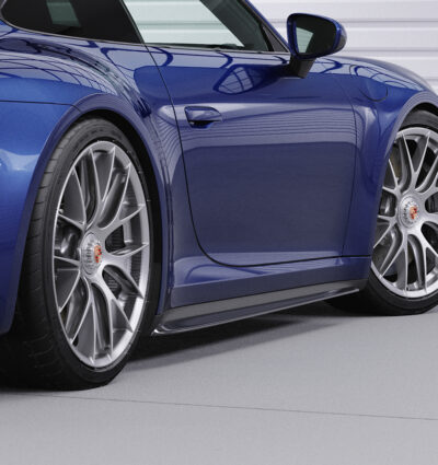 Bas de caisse (la paire) pour Porsche 911 / 992 toutes carrosseries avec bas de caisse SportDesign (depuis 2019) - Fabriqué en ABS (6 finitions au choix)