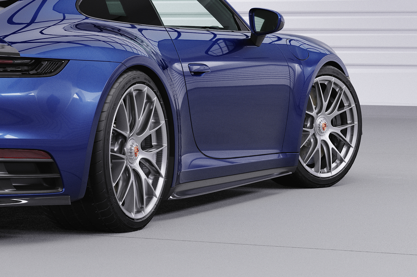 Bas de caisse (la paire) pour Porsche 911 / 992 toutes carrosseries avec bas de caisse SportDesign (depuis 2019) - Fabriqué en ABS (6 finitions au choix)
