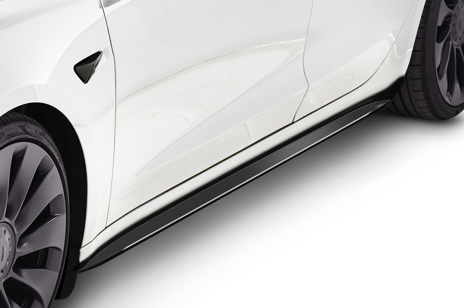 Bas de caisse (la paire) pour Tesla Model 3 toutes carrosseries (depuis 2017) - Fabriqué en ABS (6 finitions au choix)