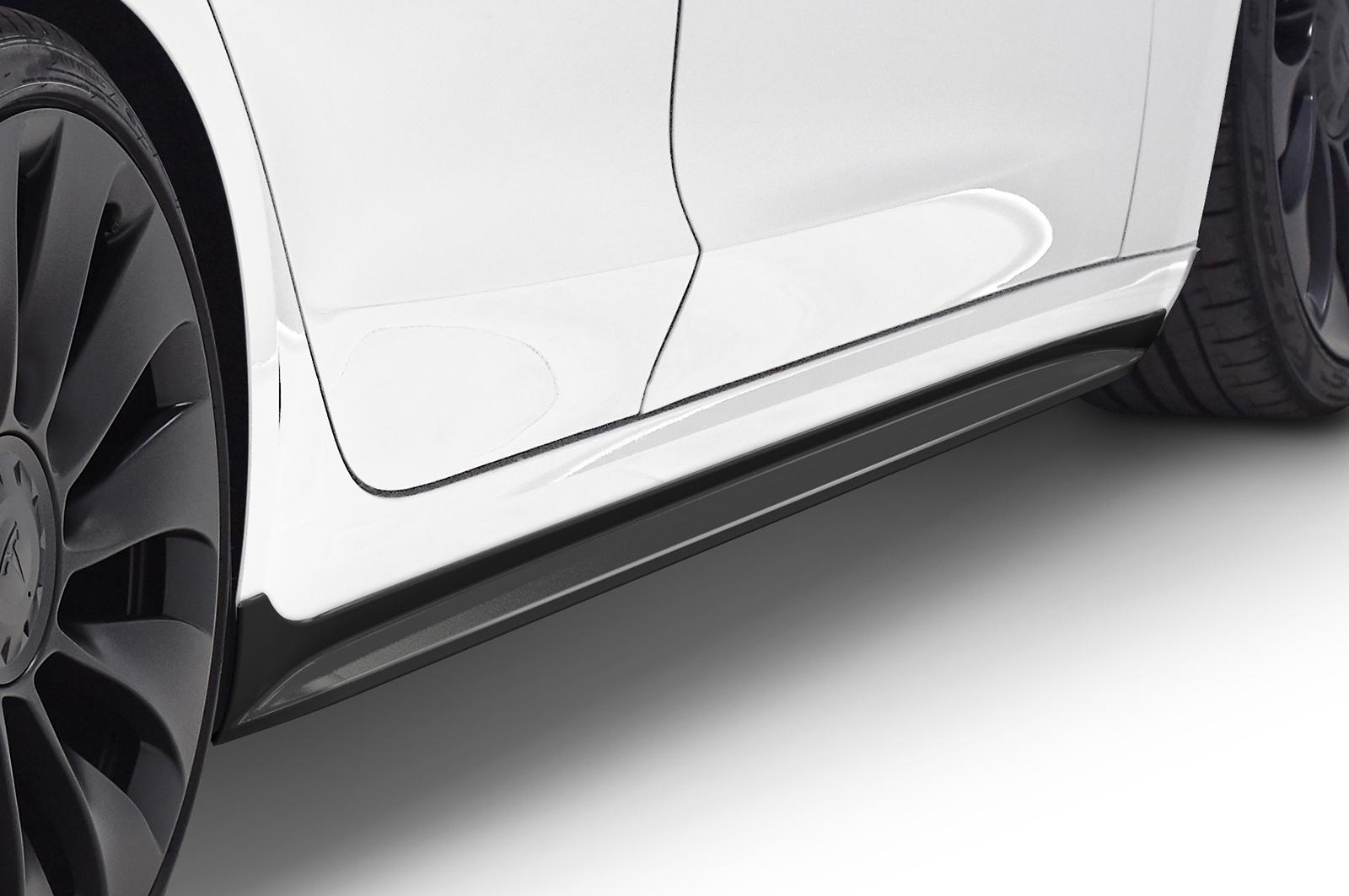 Bas de caisse (la paire) pour Tesla Model 3 toutes carrosseries (depuis 2017) - Fabriqué en ABS (6 finitions au choix)