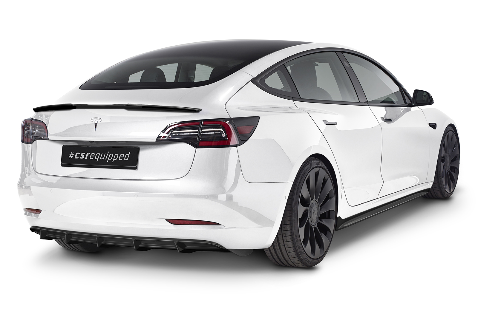 Bas de caisse (la paire) pour Tesla Model 3 toutes carrosseries (depuis 2017) - Fabriqué en ABS (6 finitions au choix)