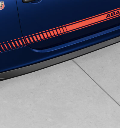 Bas de caisse (la paire) pour Fiat Abarth 595 toutes carrosseries (depuis 08/2012) - Fabriqué en ABS (6 finitions au choix)