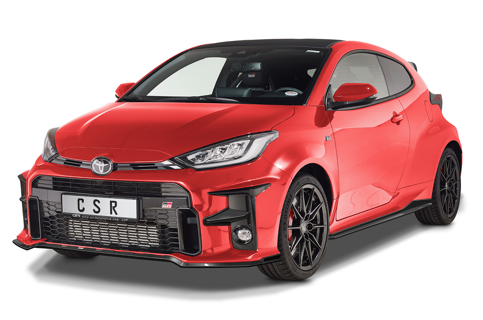 Bas de caisse (la paire) pour Toyota GR Yaris (XP21) toutes carrosseries (depuis 2020) - Fabriqué en ABS (6 finitions au choix)