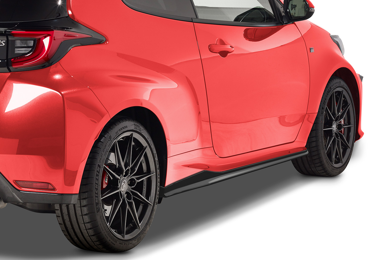 Bas de caisse (la paire) pour Toyota GR Yaris (XP21) toutes carrosseries (depuis 2020) - Fabriqué en ABS (6 finitions au choix)