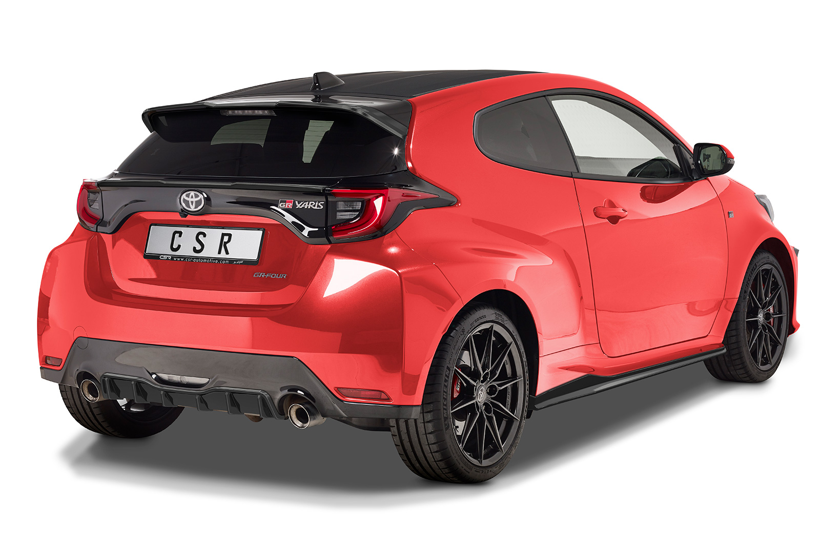 Bas de caisse (la paire) pour Toyota GR Yaris (XP21) toutes carrosseries (depuis 2020) - Fabriqué en ABS (6 finitions au choix)
