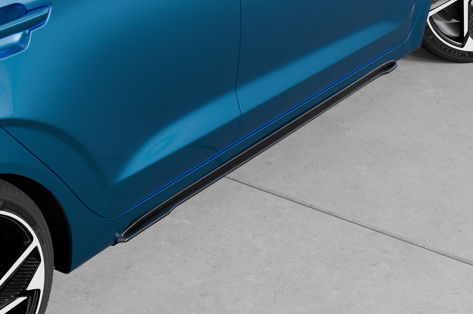 Bas de caisse (la paire) pour Hyundai I10 (3. Generation) toutes carrosseries (depuis 2019) - Fabriqué en ABS (6 finitions au choix)