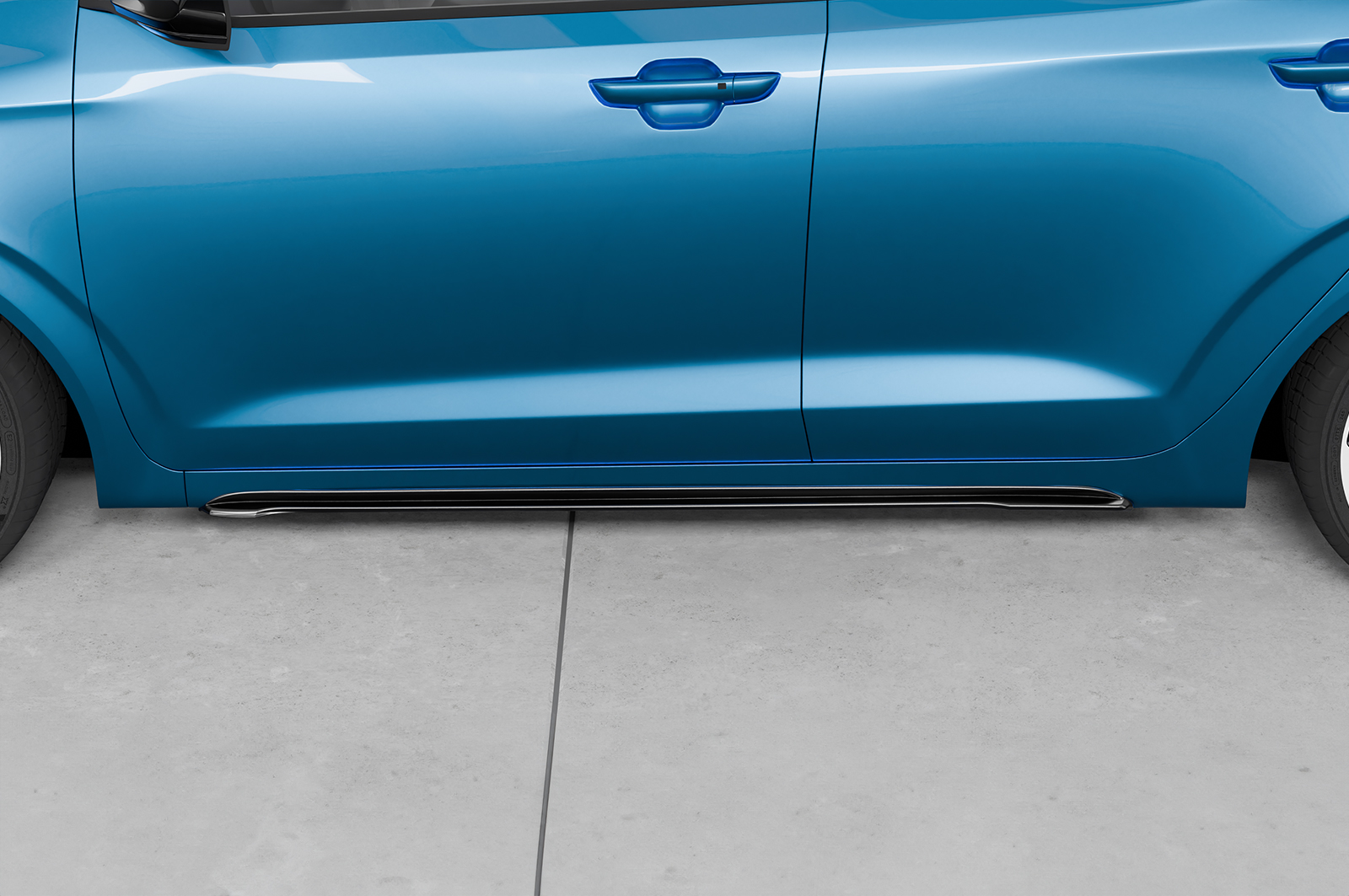 Bas de caisse (la paire) pour Hyundai I10 (3. Generation) toutes carrosseries (depuis 2019) - Fabriqué en ABS (6 finitions au choix)