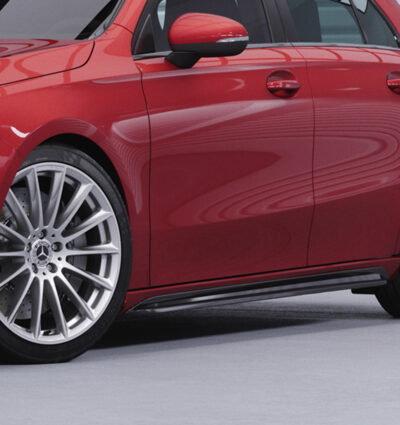 Bas de caisse (la paire) pour Mercedes Benz Classe A (W177) toutes carrosseries (depuis 2018) - Fabriqué en ABS (6 finitions au choix)