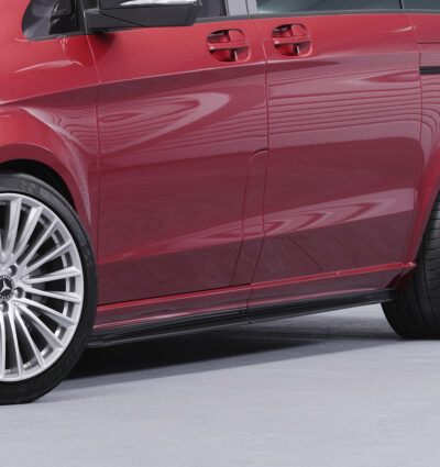 Bas de caisse (la paire) pour Mercedes Benz Classe V 447 AMG-Line (depuis 2019) - Fabriqué en ABS (6 finitions au choix)