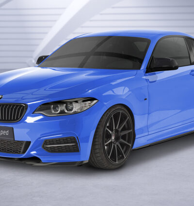 Bas de caisse (la paire) pour BMW Série 2 F22 / F23 coupé et cabriolet avec Pack M (11/2013-07/2021) - Fabriqué en ABS 10mm (à peindre ou polir)