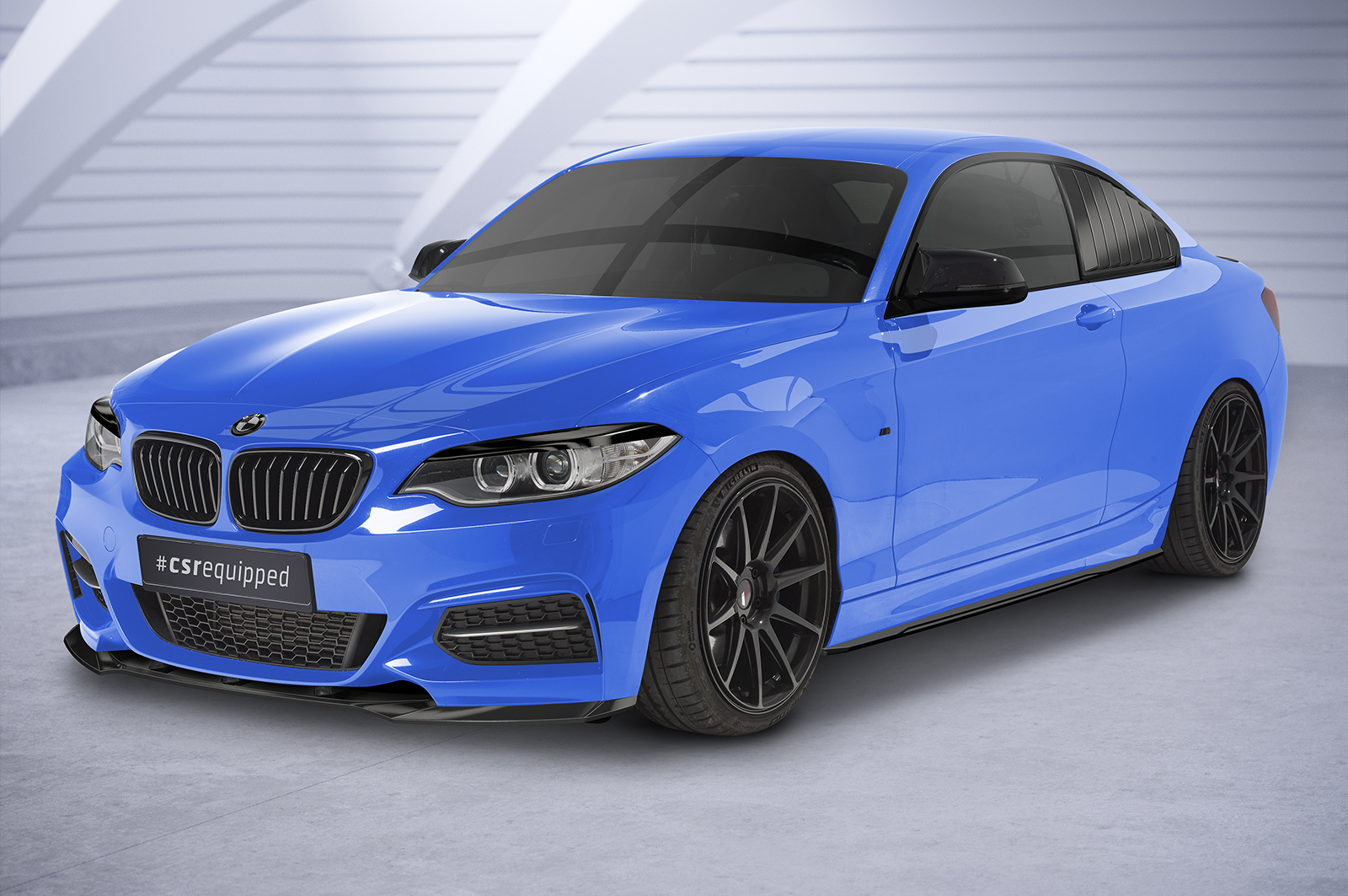 Bas de caisse (la paire) pour BMW Série 2 F22 / F23 coupé et cabriolet avec Pack M (11/2013-07/2021) - Fabriqué en ABS 10mm (à peindre ou polir)