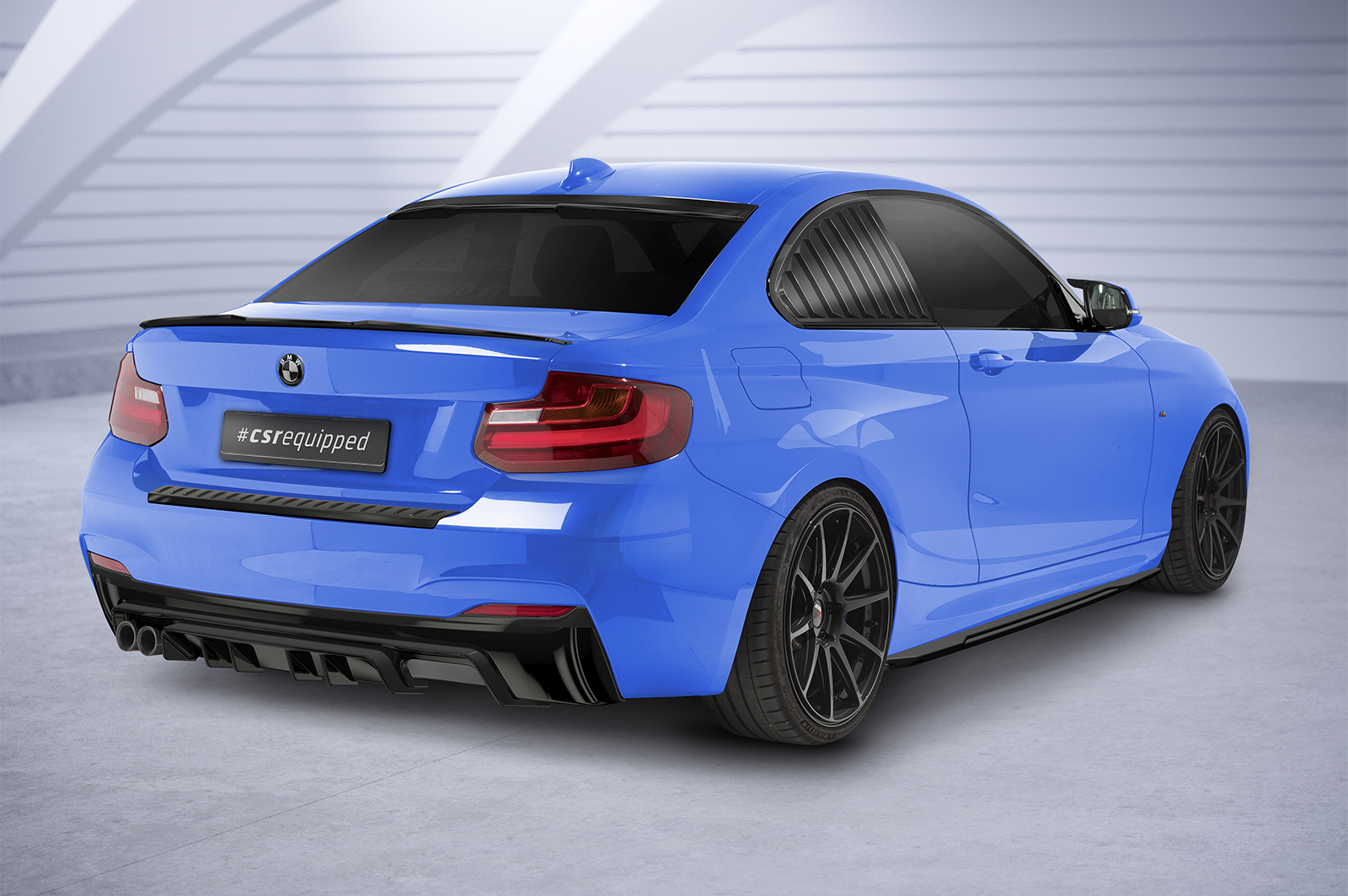 Bas de caisse (la paire) pour BMW Série 2 F22 / F23 coupé et cabriolet avec Pack M (11/2013-07/2021) - Fabriqué en ABS 10mm (à peindre ou polir)
