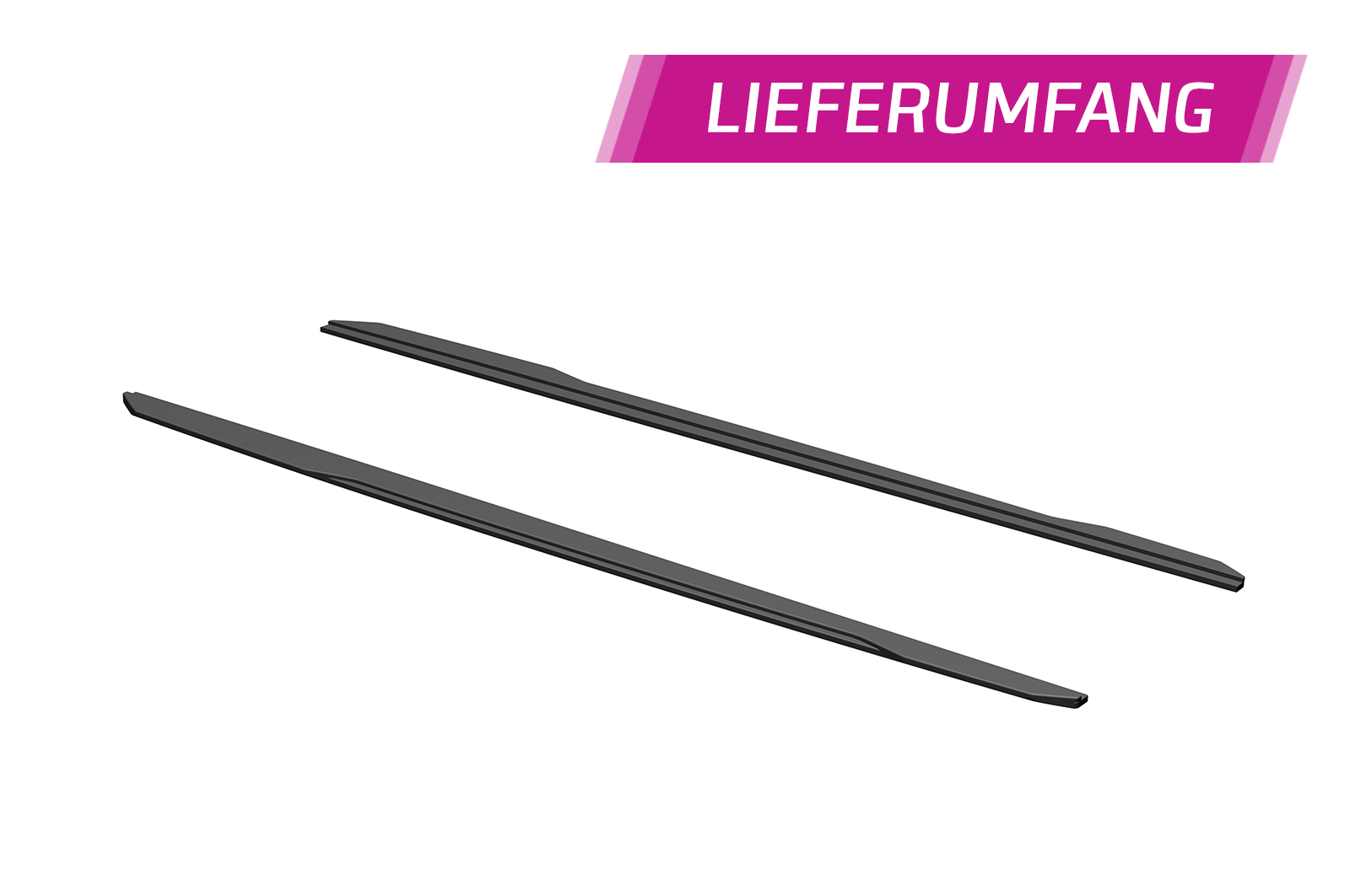 Bas de caisse (la paire) pour BMW Série 2 F22 / F23 coupé et cabriolet avec Pack M (11/2013-07/2021) - Fabriqué en ABS 10mm (à peindre ou polir)