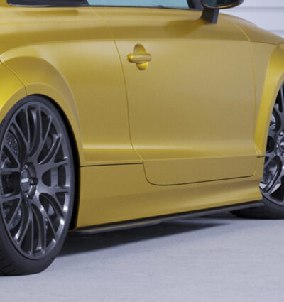 Bas de caisse (la paire) pour Audi TT (8J) RS (2009-2015) - Fabriqué en ABS 10mm (à peindre ou polir)