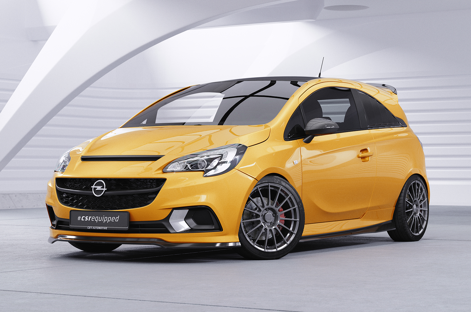 Bas de caisse (la paire) pour Opel Corsa E OPC (3 portes) (03/2015-05/2018) - Fabriqué en ABS (6 finitions au choix)