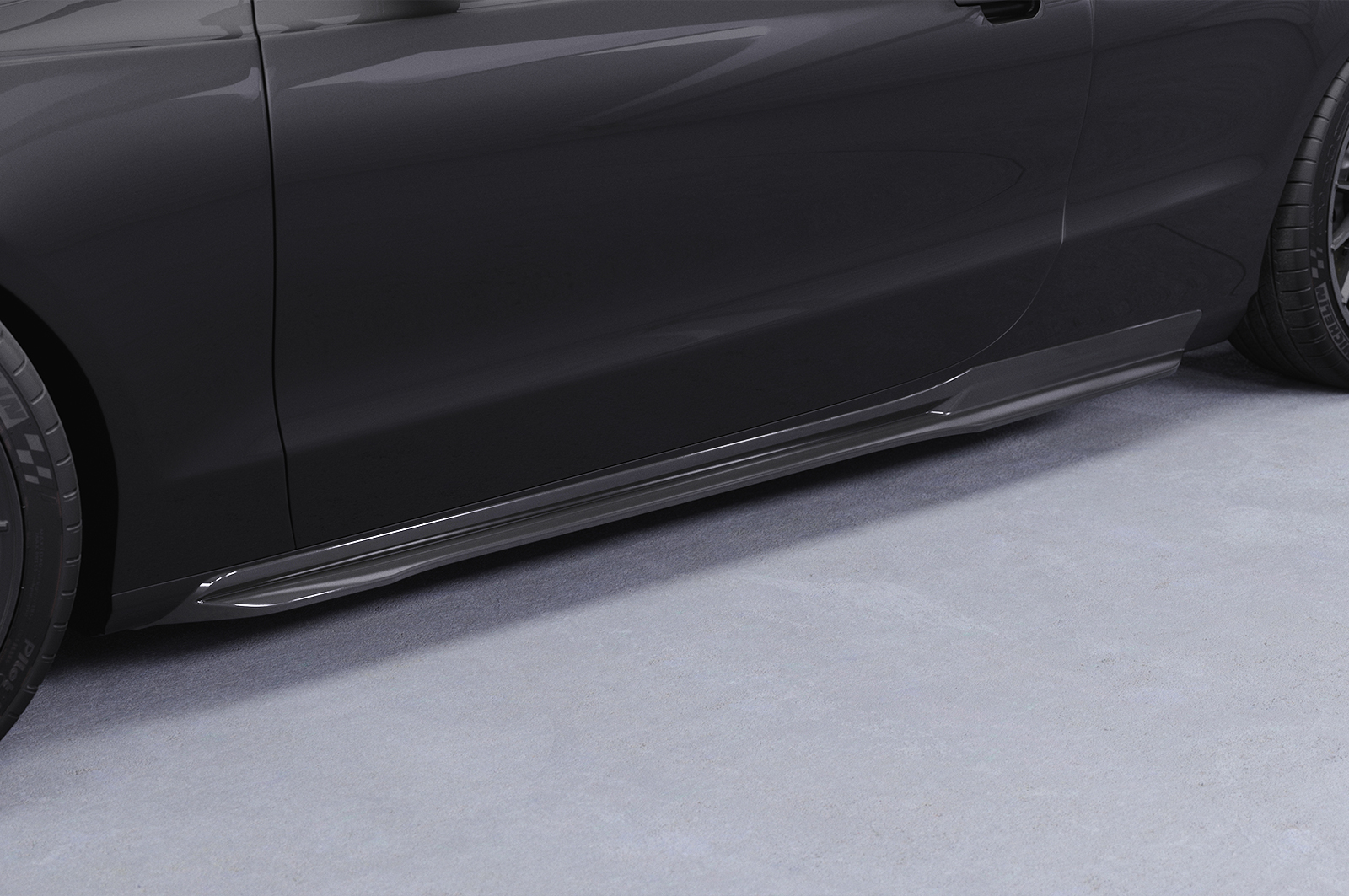 Bas de caisse (la paire) pour Audi A5 8T coupé et cabriolet (2007-2016) - Fabriqué en ABS (6 finitions au choix)