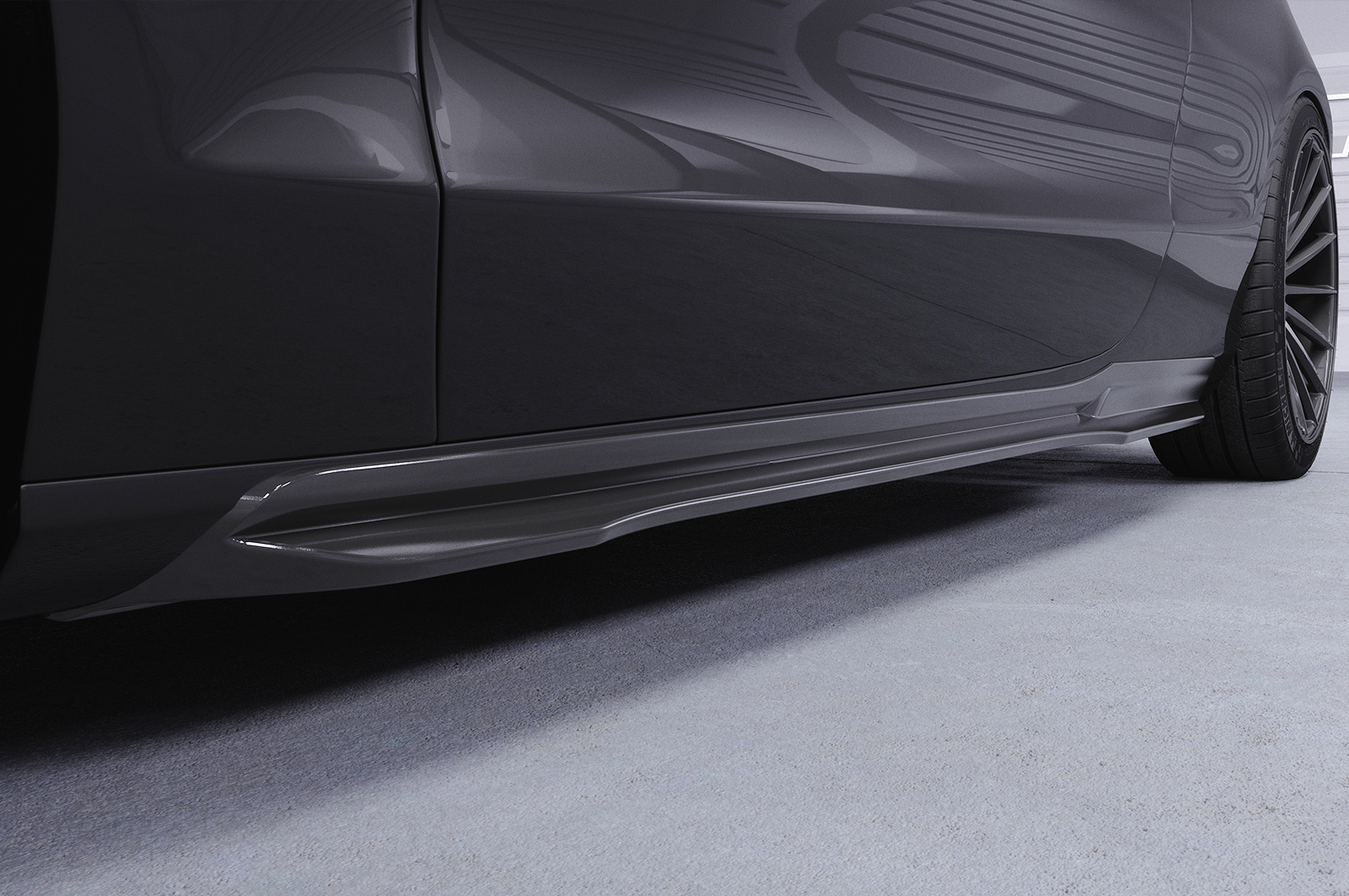 Bas de caisse (la paire) pour Audi A5 8T coupé et cabriolet (2007-2016) - Fabriqué en ABS (6 finitions au choix)