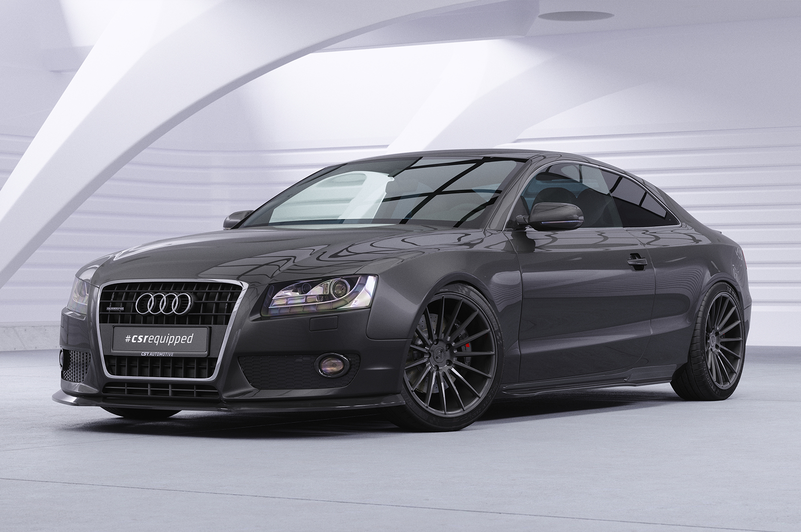 Bas de caisse (la paire) pour Audi A5 8T coupé et cabriolet (2007-2016) - Fabriqué en ABS (6 finitions au choix)