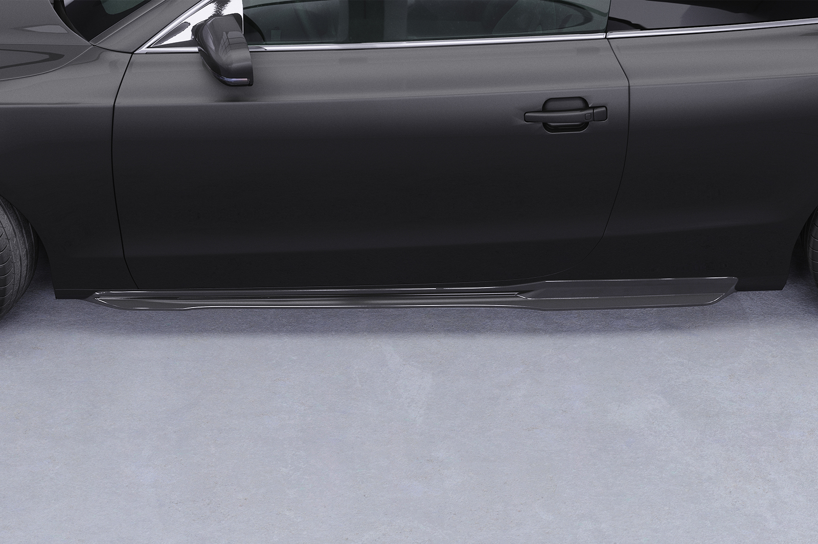 Bas de caisse (la paire) pour Audi A5 8T coupé et cabriolet (2007-2016) - Fabriqué en ABS (6 finitions au choix)