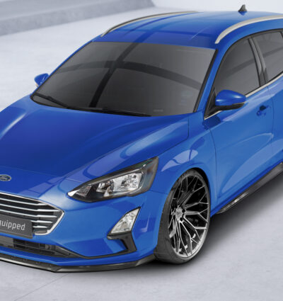 Bas de caisse (la paire) pour Ford Focus MK4 break (Titanium / Titanium X) (depuis 2018) - Fabriqué en ABS (6 finitions au choix)
