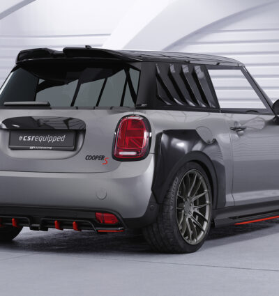 Bas de caisse (la paire) pour Mini F56 / F57 3 portes (Cooper / Cooper S / Cooper SE) (depuis 2014) - Fabriqué en ABS (6 finitions au choix)