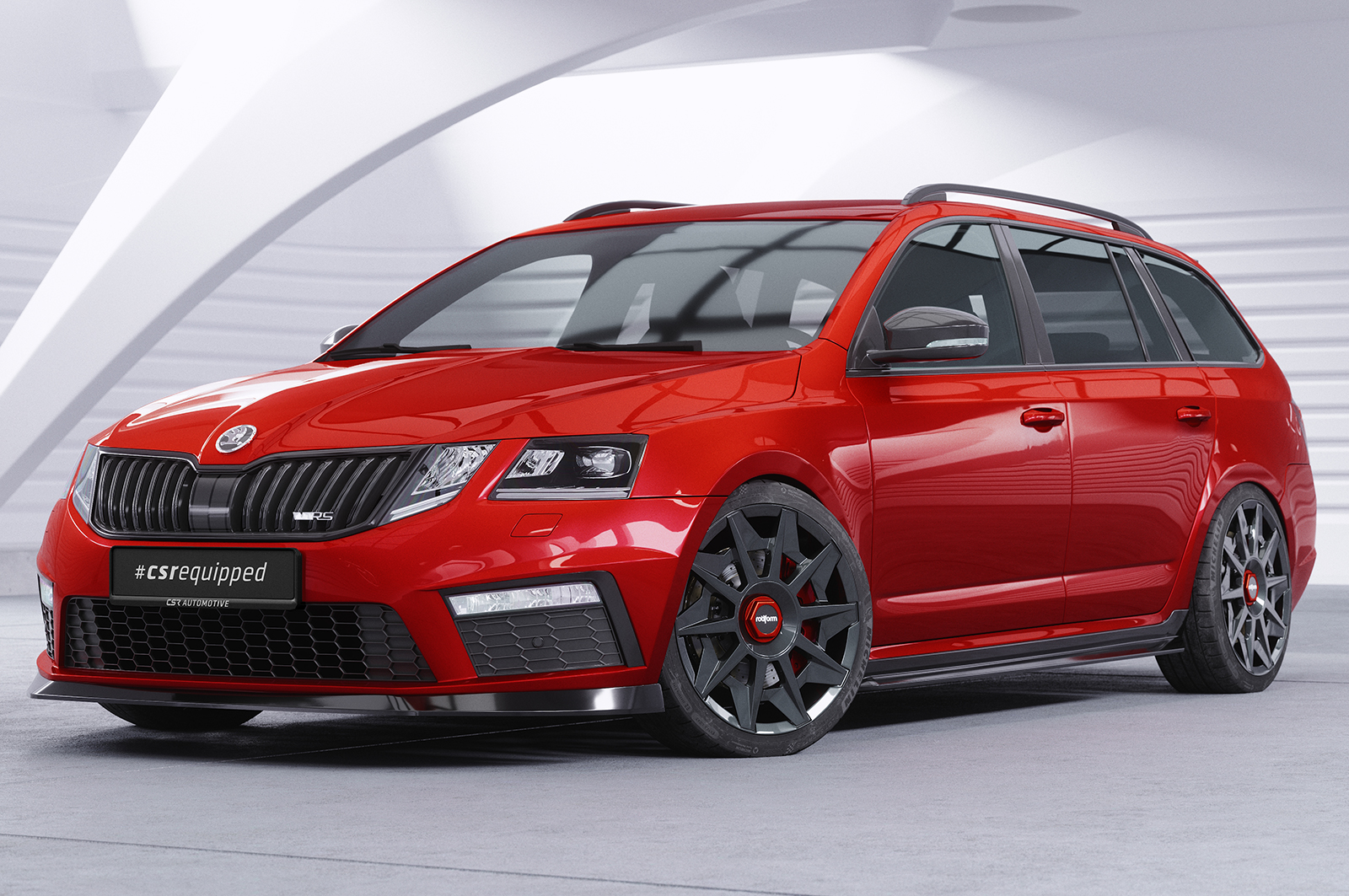 Bas de caisse (la paire) pour Skoda Octavia 3 Typ 5E toutes carrosseries (incl. RS) (2012-2020) - Fabriqué en ABS (6 finitions au choix)