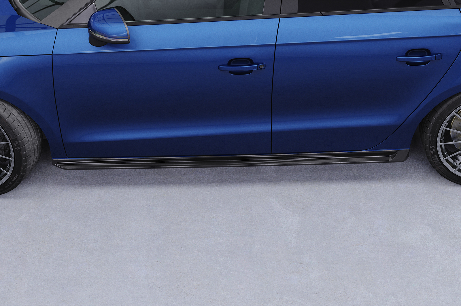 Bas de caisse (la paire) pour Audi A1 8X toutes carrosseries (2010-2018) - Fabriqué en ABS (6 finitions au choix)