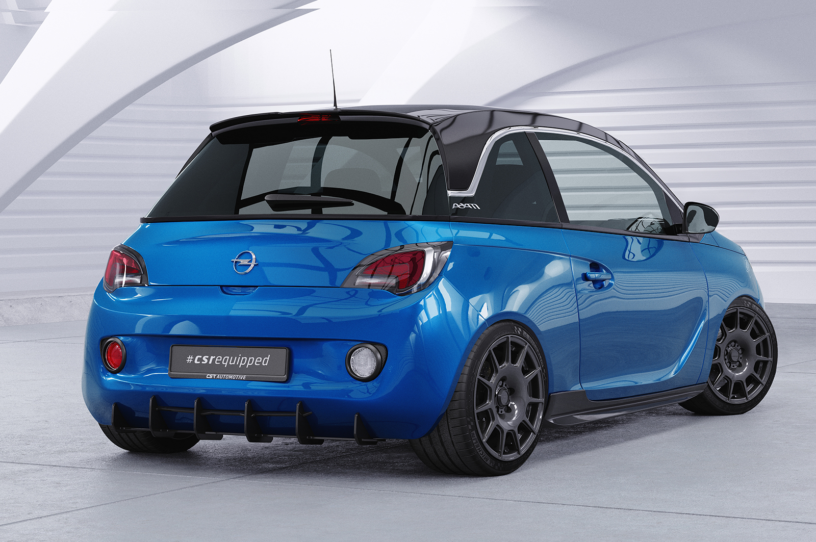 Bas de caisse (la paire) pour Opel Adam toutes carrosseries (11/2012-05/2019) - Fabriqué en ABS (6 finitions au choix)