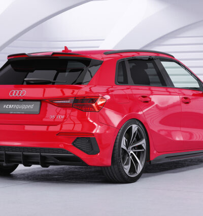 Bas de caisse (la paire) pour Audi A3 (8Y) / S3 (8Y) berline / Sportback / S-Line / S3 (depuis 2020) - Fabriqué en ABS (6 finitions au choix)