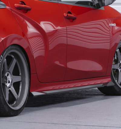 Bas de caisse (la paire) pour Toyota Yaris 4 (XP21) toutes carrosseries (depuis 2020) - Fabriqué en ABS (6 finitions au choix)