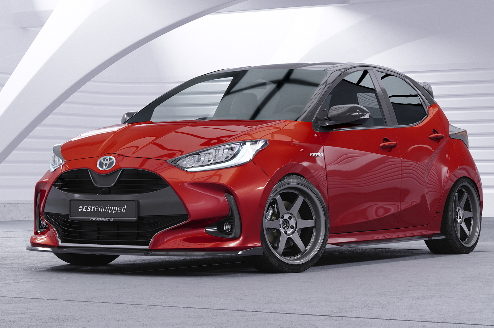 Bas de caisse (la paire) pour Toyota Yaris 4 (XP21) toutes carrosseries (depuis 2020) - Fabriqué en ABS (6 finitions au choix)