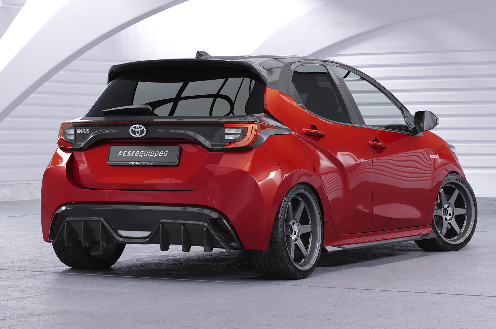 Bas de caisse (la paire) pour Toyota Yaris 4 (XP21) toutes carrosseries (depuis 2020) - Fabriqué en ABS (6 finitions au choix)