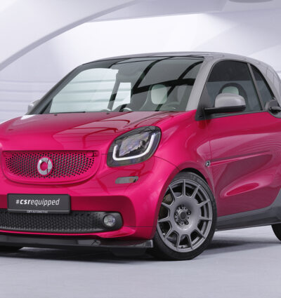 Bas de caisse (la paire) pour Smart Fortwo 453 tous les modèles avec seuils droits d'origine (depuis 2014) - Fabriqué en ABS (6 finitions au choix)