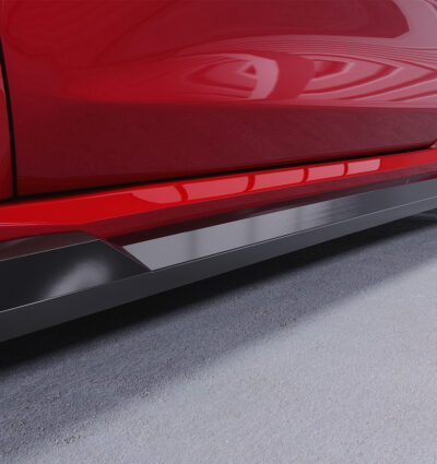Bas de caisse (la paire) pour Peugeot 208 (1. Gen) GTi (facelift) (2013-2015) - Fabriqué en ABS (6 finitions au choix)