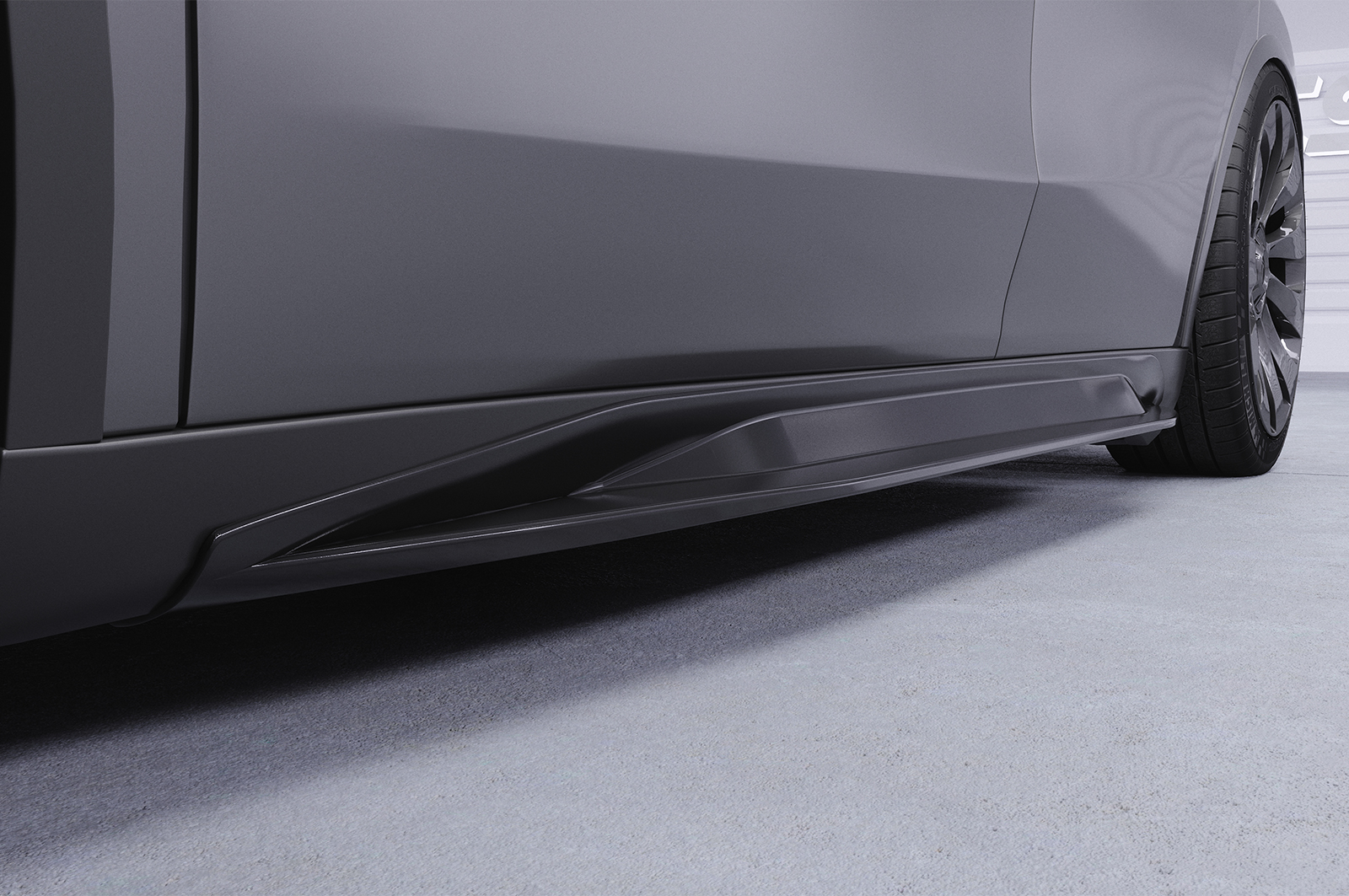 Bas de caisse (la paire) pour Tesla Model Y toutes carrosseries (depuis 2020) - Fabriqué en ABS (6 finitions au choix)