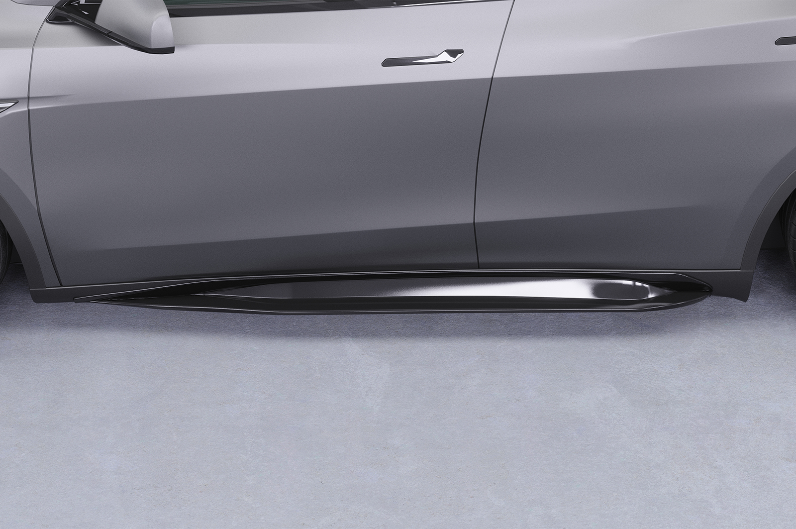 Bas de caisse (la paire) pour Tesla Model Y toutes carrosseries (depuis 2020) - Fabriqué en ABS (6 finitions au choix)