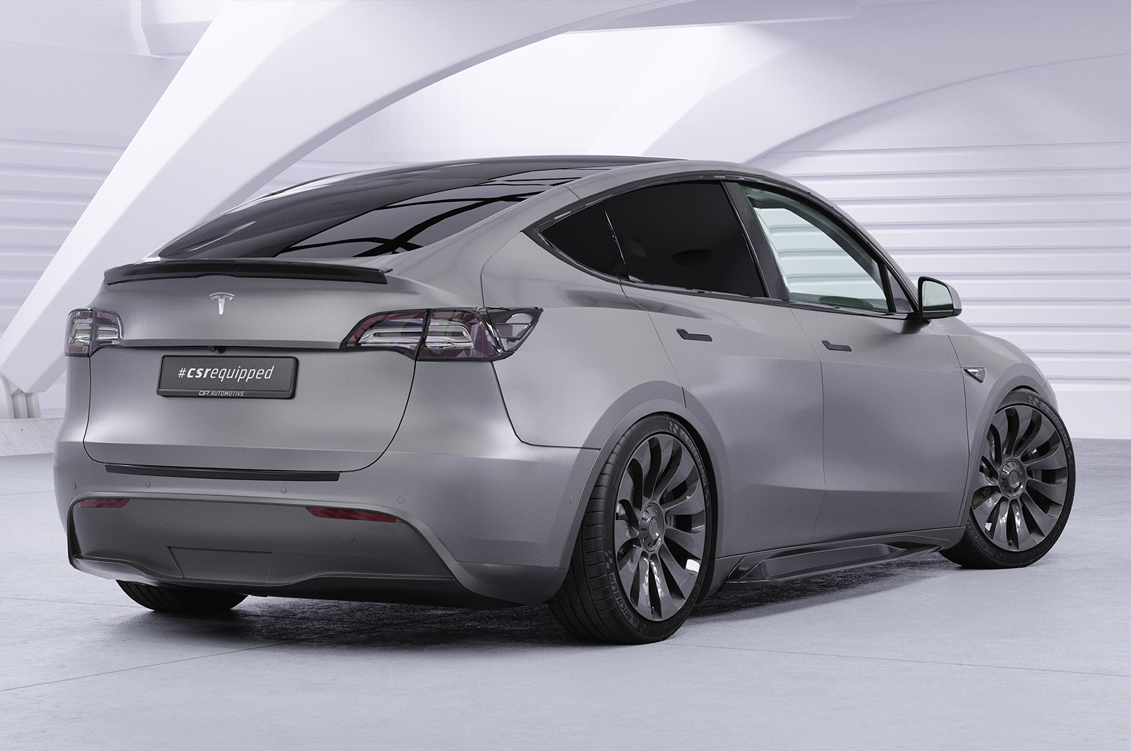 Bas de caisse (la paire) pour Tesla Model Y toutes carrosseries (depuis 2020) - Fabriqué en ABS (6 finitions au choix)