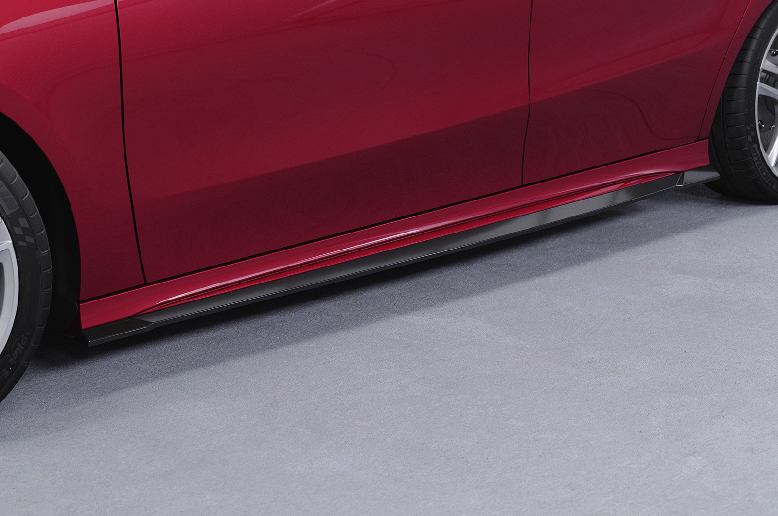 Bas de caisse (la paire) pour Mercedes Benz Classe A W177 AMG / AMG-LINE (depuis 2018) - Fabriqué en ABS (6 finitions au choix)