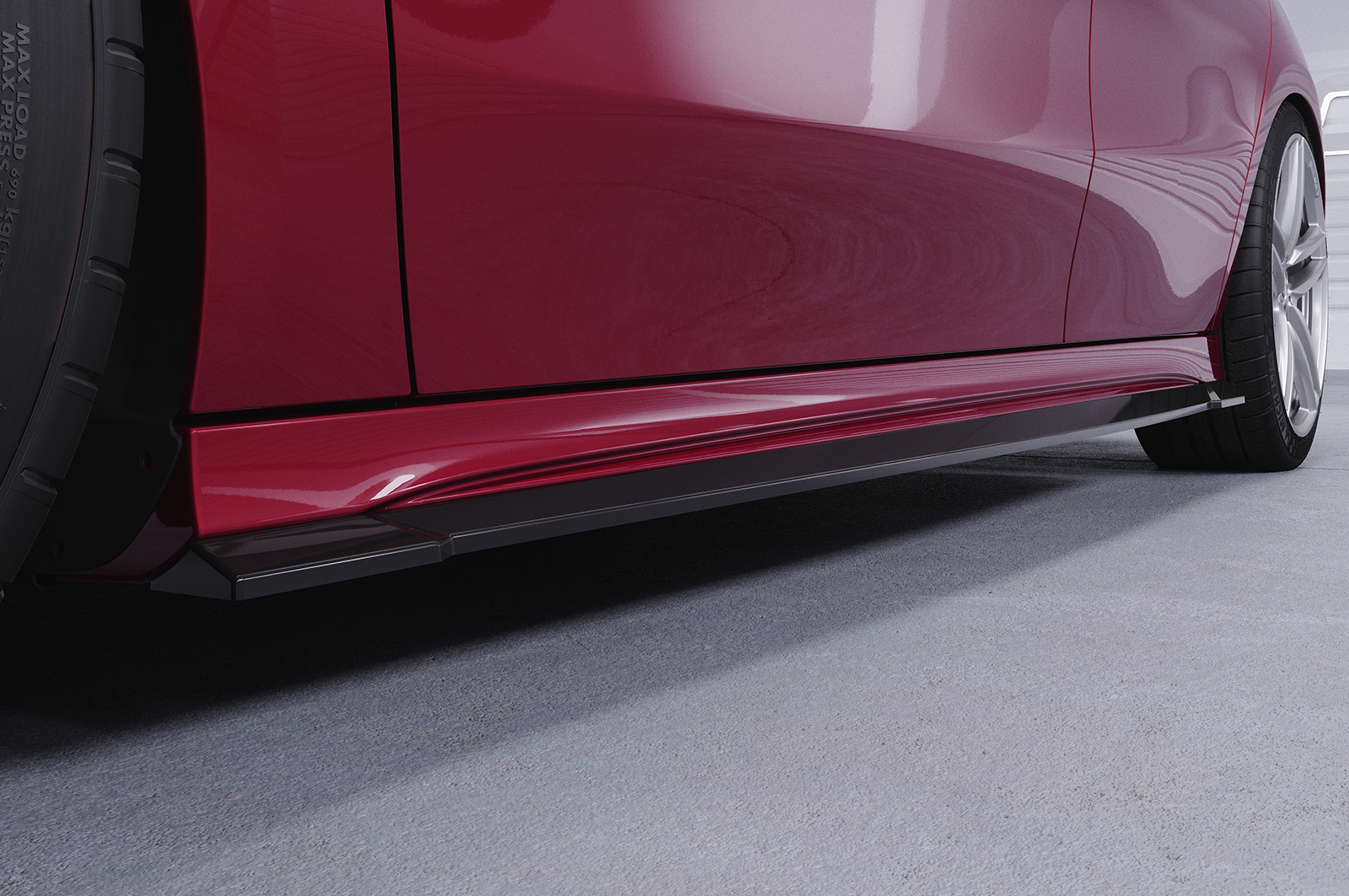 Bas de caisse (la paire) pour Mercedes Benz Classe A W177 AMG / AMG-LINE (depuis 2018) - Fabriqué en ABS (6 finitions au choix)