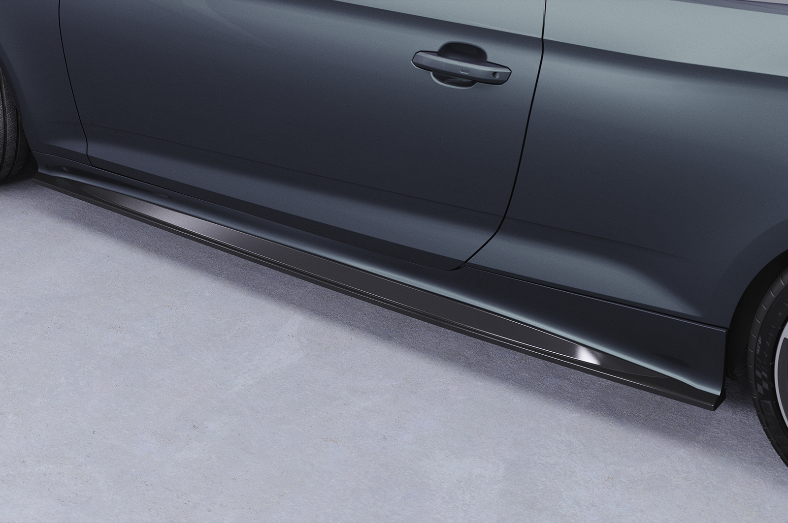 Bas de caisse (la paire) pour Audi A5 F5 coupé et cabriolet (facelift) (depuis 2019) - Fabriqué en ABS (6 finitions au choix)