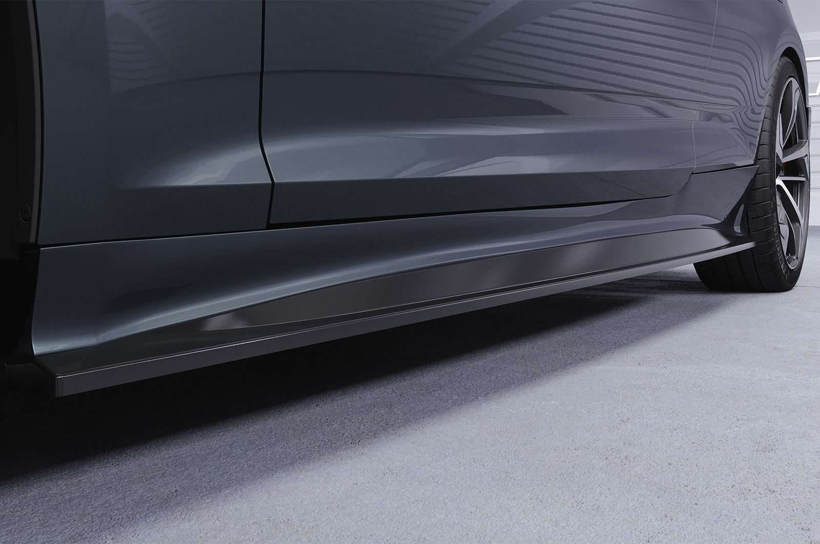 Bas de caisse (la paire) pour Audi A5 F5 coupé et cabriolet (facelift) (depuis 2019) - Fabriqué en ABS (6 finitions au choix)